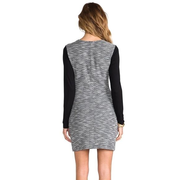 KAIN Label womens gray colorblock knit sweater sheath dress size small s - Picture 4 of 12